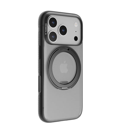 MagSafe Case for Apple iPhone 17 Pro Max, Torras, Ostand R Fitness, Black
