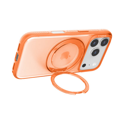 MagSafe Case for Apple iPhone 17 Pro Max, Torras, Ostand R Fitness, Orange