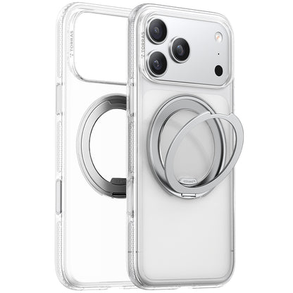 MagSafe Case for Apple iPhone 17 Pro Max, Torras, Ostand R Fitness, Transparent