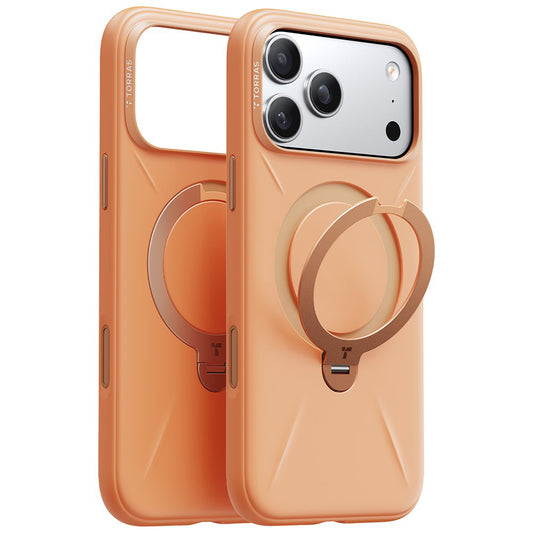 MagSafe Case for Apple iPhone 17 Pro Max, Torras, QPRO Silicone, Orange