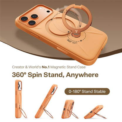 MagSafe Case for Apple iPhone 17 Pro Max, Torras, QPRO Silicone, Orange