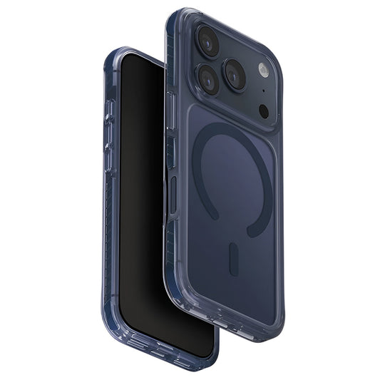 MagSafe Case for Apple iPhone 17 Pro, UNIQ, Combat MagClick, Blue