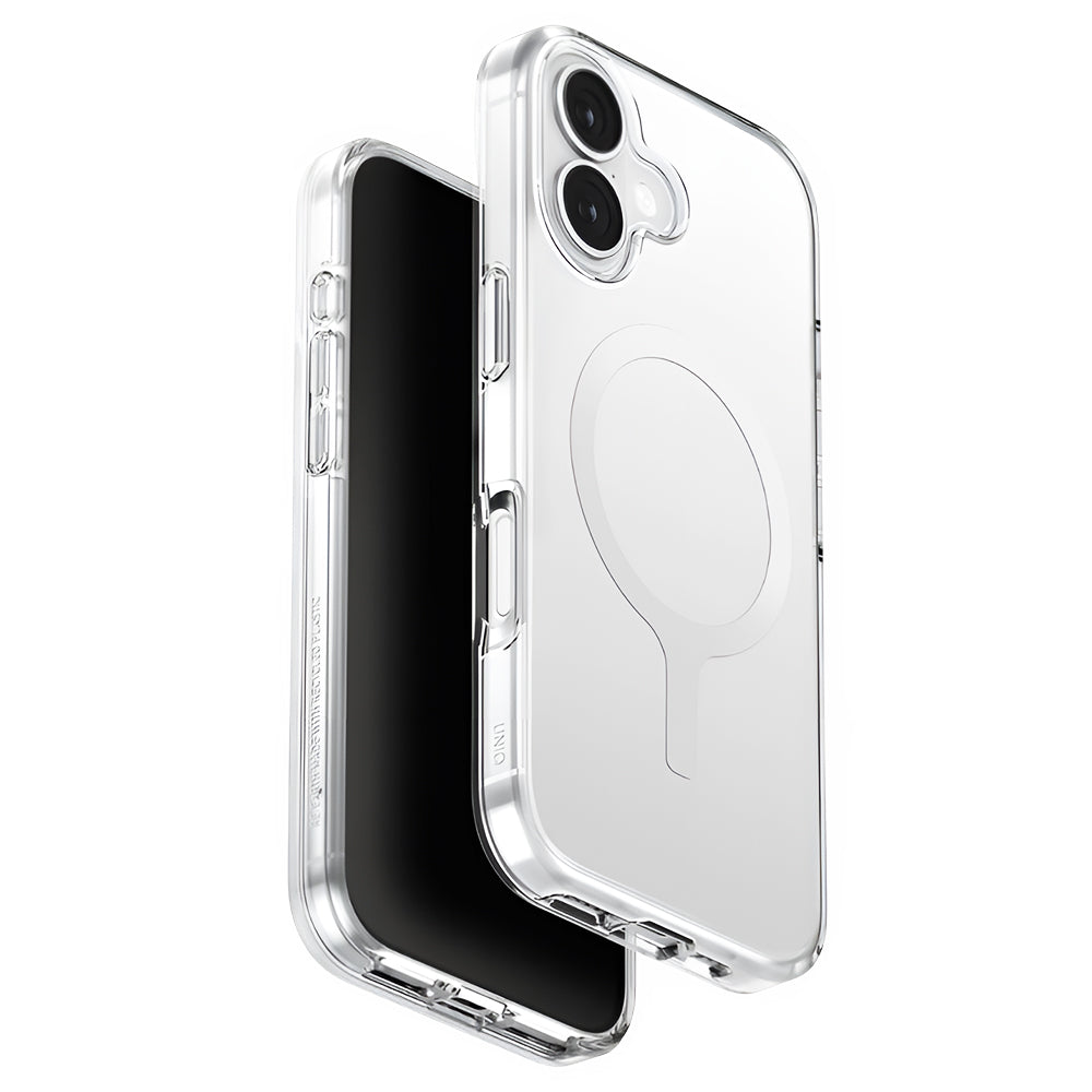 MagSafe Case for Apple iPhone 17, UNIQ, Clario MagClick, Transparent
