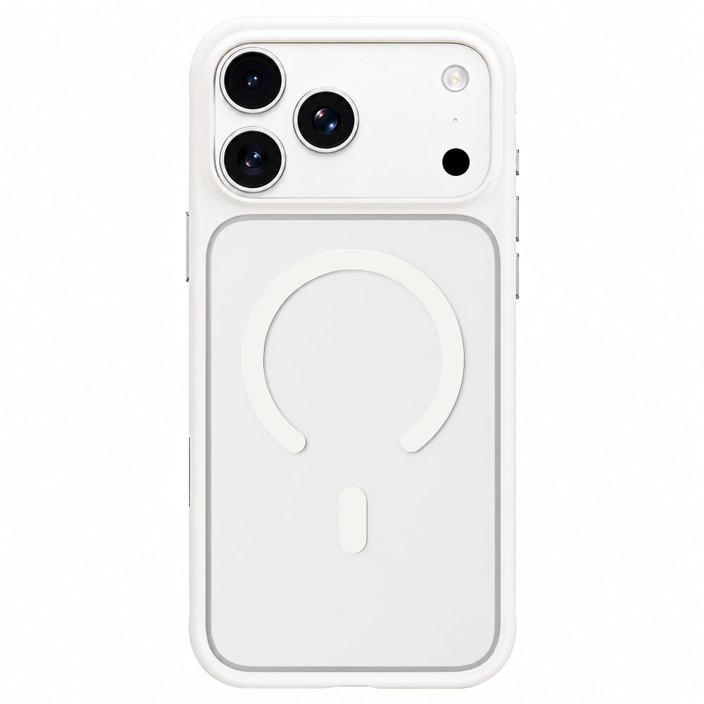 MagSafe Case for Apple iPhone 18 Pro / 17 Pro, Blueo, Skin-Friendly Anti-Drop, Satin White