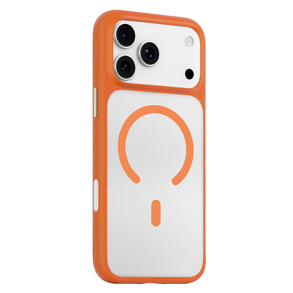 MagSafe Case for Apple iPhone 18 Pro / 17 Pro, Blueo, Skin-Friendly Anti-Drop, Satin Orange