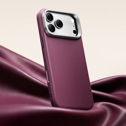MagSafe Case for Apple iPhone 18 Pro / 17 Pro, ESR, Atelier with Kickstand, Dark Satin Burgundy