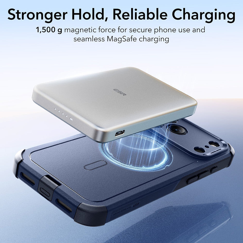 MagSafe Case for Apple iPhone 18 Pro / 17 Pro, ESR, Cyber, Navy Blue