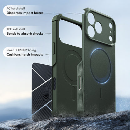 MagSafe Case for Apple iPhone 18 Pro / 17 Pro, ESR, Cyber, Green