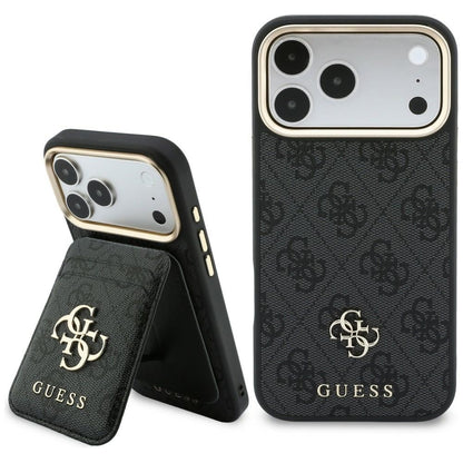 MagSafe Case for Apple iPhone 18 Pro / 17 Pro, Guess, 4G Cardslot, Black