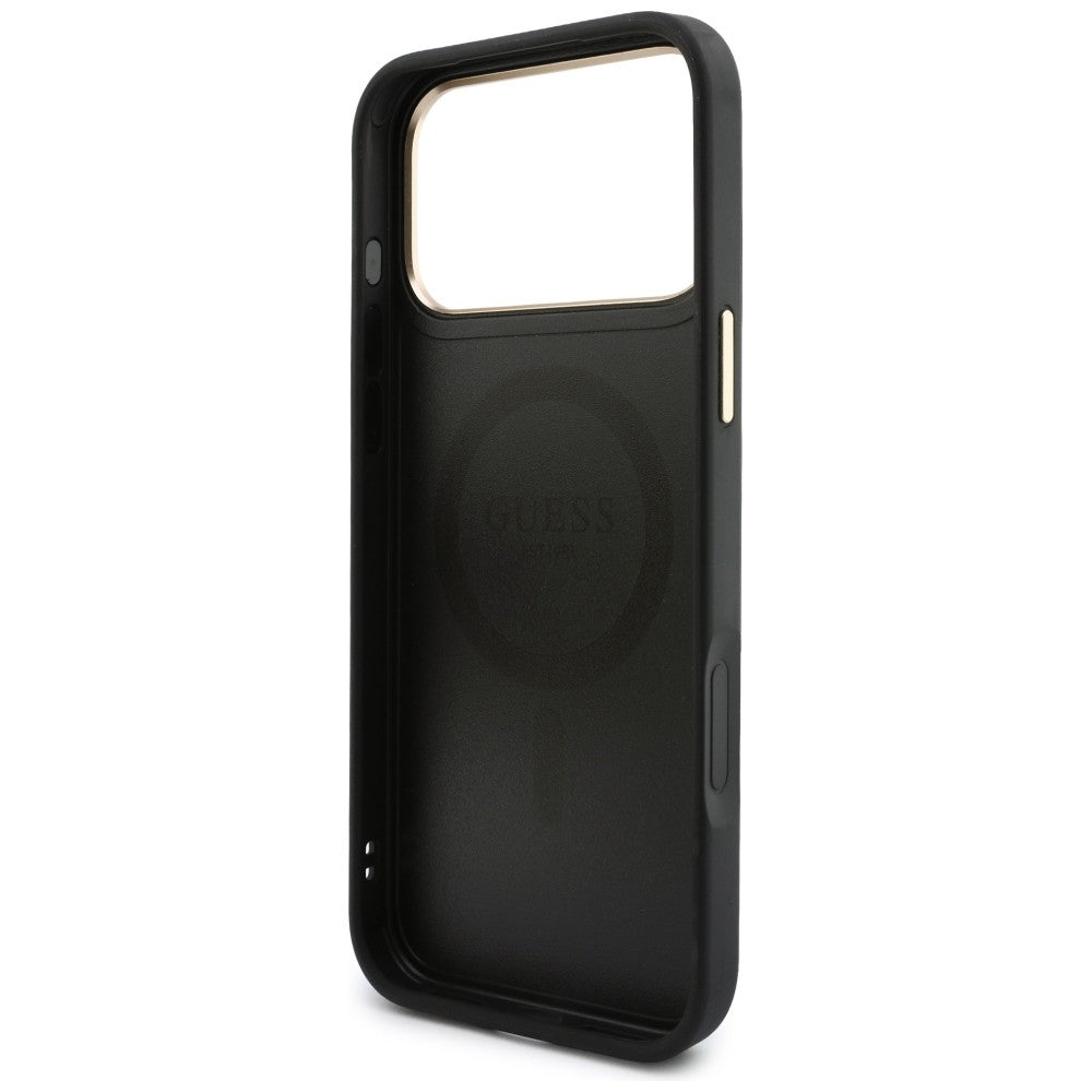 MagSafe Case for Apple iPhone 18 Pro / 17 Pro, Guess, 4G Cardslot, Black