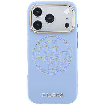 MagSafe Case for Apple iPhone 18 Pro / 17 Pro, Guess, Perforated 4G, Blue