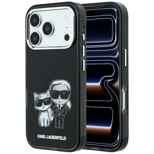 MagSafe Case for Apple iPhone 18 Pro / 17 Pro, Karl Lagerfeld, KC Bodies Sketch, Black