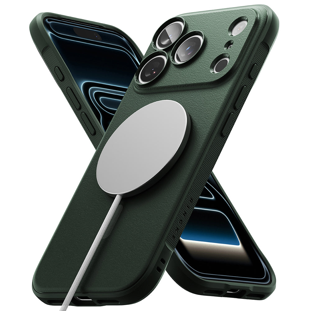 MagSafe Case for Apple iPhone 18 Pro / 17 Pro, Ringke, Onyx, Dark Green