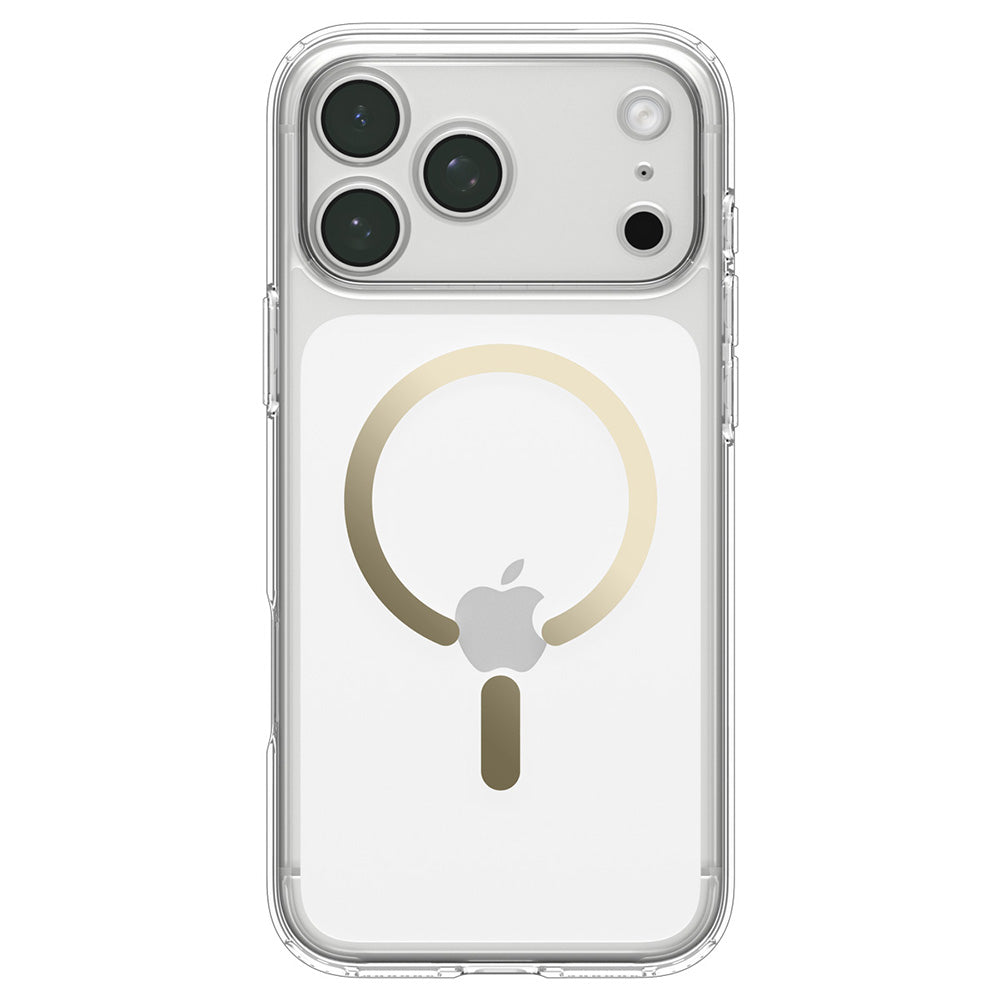 MagSafe Case for Apple iPhone 18 Pro / 17 Pro, Spigen, Ultra Hybrid, Transparent Gold ACS12157