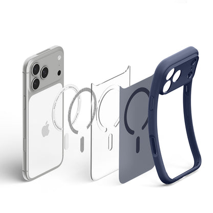 MagSafe Case for Apple iPhone 18 Pro / 17 Pro, Spigen, Ultra Hybrid, Satin Navy ACS11931