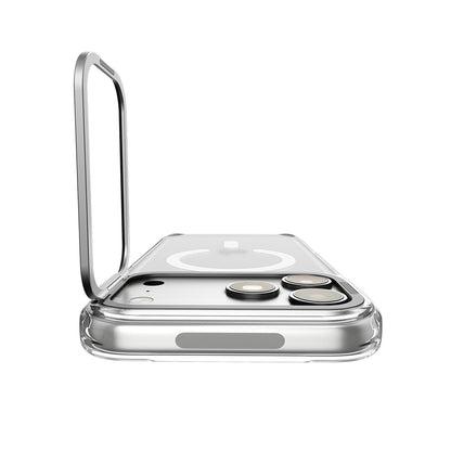 MagSafe Case for Apple iPhone 18 Pro / 17 Pro, Spigen, Ultra Hybrid Optik S, Transparent Silver ACS11921