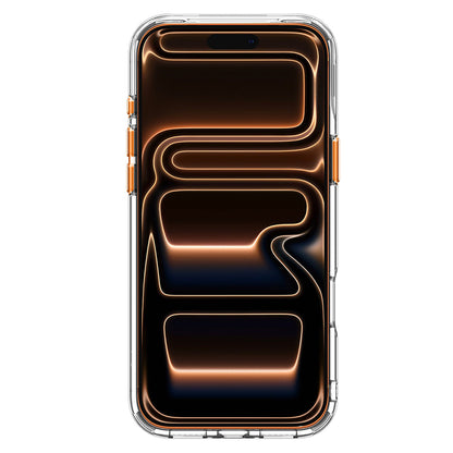 MagSafe Case for Apple iPhone 18 Pro / 17 Pro, Spigen, Ultra Hybrid Optik S, Transparent Orange ACS11923