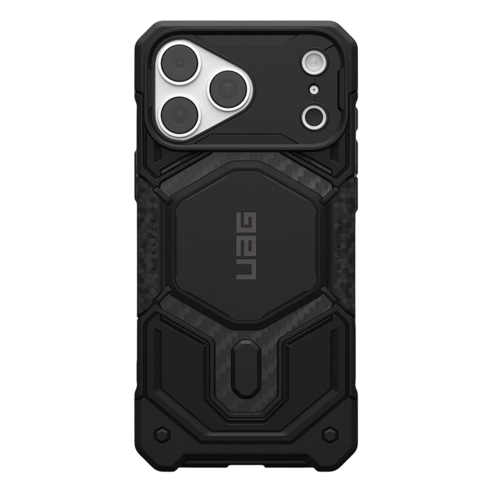 MagSafe Case for Apple iPhone 18 Pro / 17 Pro, Urban Armor Gear, Monarch Pro Carbon, Black