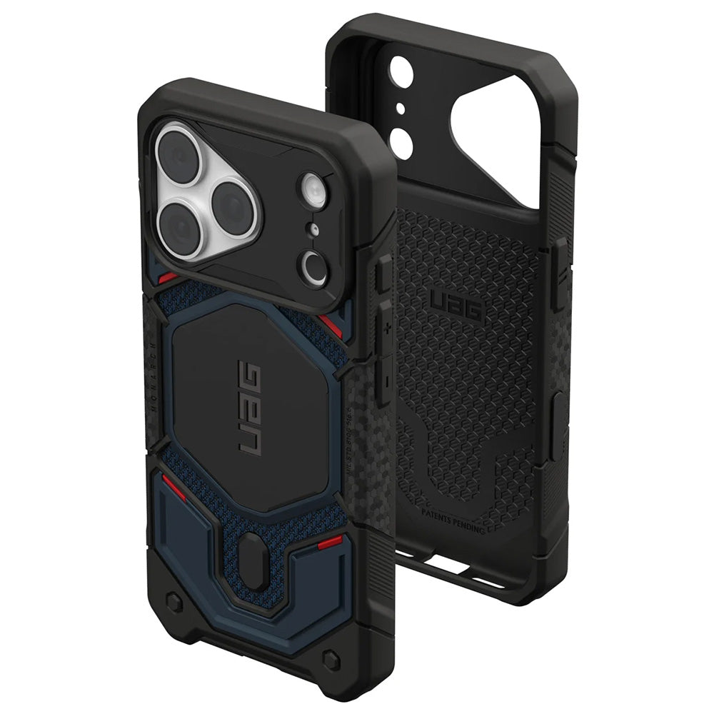 MagSafe Case for Apple iPhone 18 Pro / 17 Pro, Urban Armor Gear, Monarch Pro Kevlar, Navy Blue