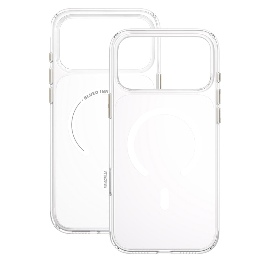 MagSafe Case for Apple iPhone 18 Pro Max / 17 Pro Max, Blueo, Crystal+ Anti-Drop, Transparent