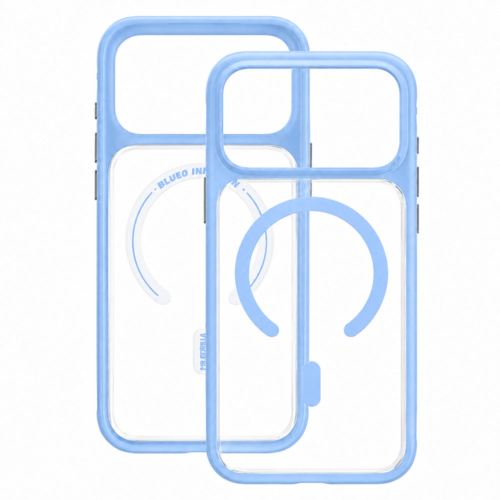 MagSafe Case for Apple iPhone 18 Pro Max / 17 Pro Max, Blueo, Skin-Friendly Anti-Drop, Satin Blue