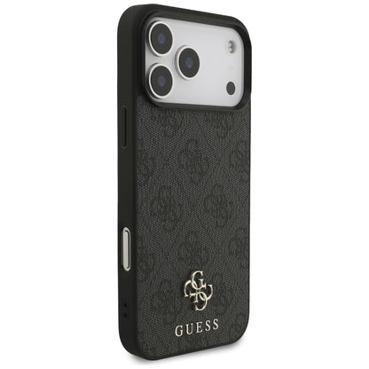 MagSafe Case for Apple iPhone 18 Pro Max / 17 Pro Max, Guess, 4G Small and Classic, Black
