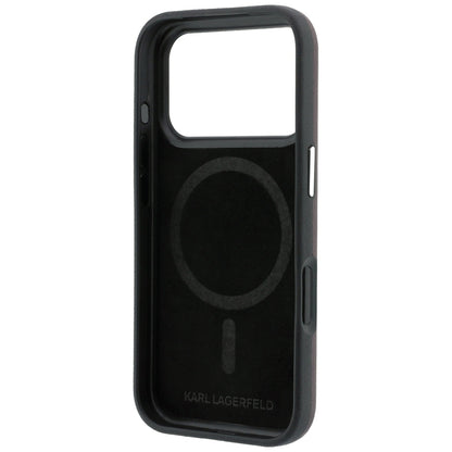 MagSafe Case for Apple iPhone 18 Pro Max / 17 Pro Max, Karl Lagerfeld, HC SW Ikonik, Burgundy