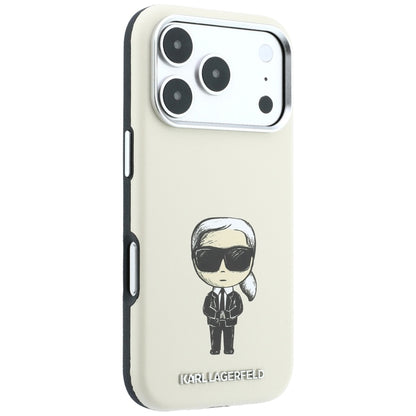 MagSafe Case for Apple iPhone 18 Pro Max / 17 Pro Max, Karl Lagerfeld, Ikonik Sketch, Beige