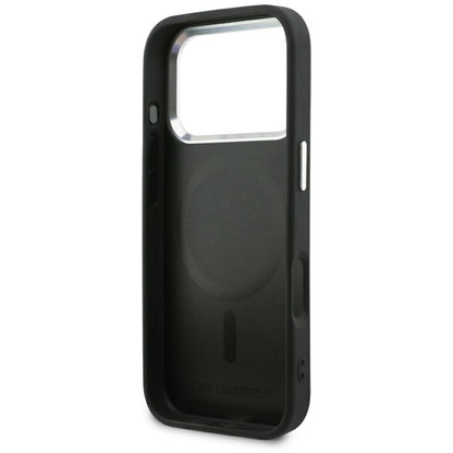 MagSafe Case for Apple iPhone 18 Pro Max / 17 Pro Max, Karl Lagerfeld, Point and Choupette Sketch, Black