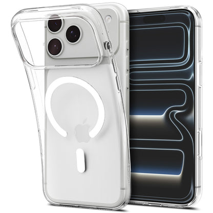 MagSafe Case for Apple iPhone 18 Pro Max / 17 Pro Max, Spigen, Liquid Crystal, Clear White ACS12143