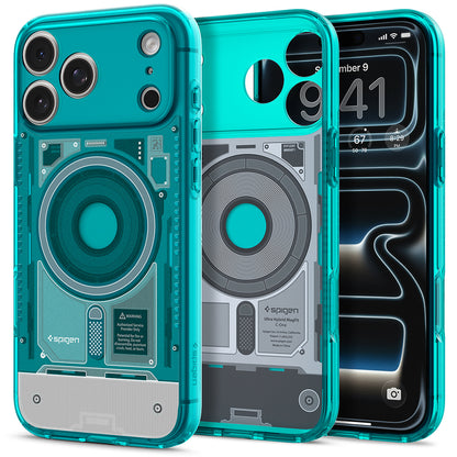 MagSafe Case for Apple iPhone 18 Pro Max / 17 Pro Max, Spigen, Ultra Hybrid C-One, Turquoise ACS11983