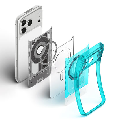 MagSafe Case for Apple iPhone 18 Pro Max / 17 Pro Max, Spigen, Ultra Hybrid C-One, Turquoise ACS11983