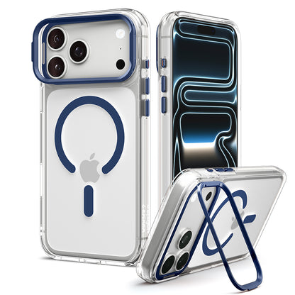 MagSafe Case for Apple iPhone 18 Pro Max / 17 Pro Max, Spigen, Ultra Hybrid Optik S, Navy Transparent ACS11909