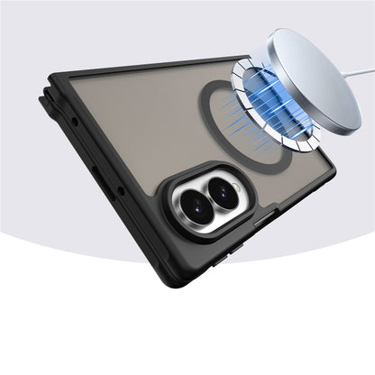 MagSafe Case for Apple iPhone Duo, Techsuit, HaloFrost II, Black