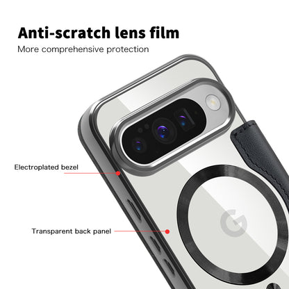 MagSafe Case for Google Pixel 10 Pro / 10, Techsuit, SmartMag Book, Black