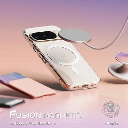 MagSafe Case for Google Pixel 10 Pro / 10, Ringke, Fusion, Transparent