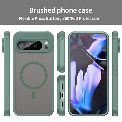 MagSafe Case for Google Pixel 10 Pro XL, Techsuit, HaloFrost II, Green