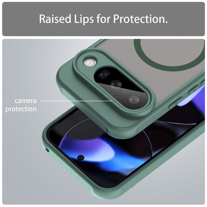MagSafe Case for Google Pixel 10, Techsuit, HaloFrost II, Green