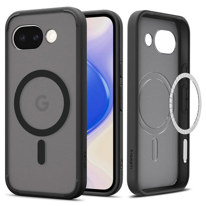 MagSafe Case for Google Pixel 10a, Spigen, Ultra Hybrid, Satin Black ACS11278