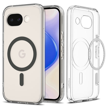 MagSafe Case for Google Pixel 10a, Spigen, Ultra Hybrid, Transparent Gray ACS11277