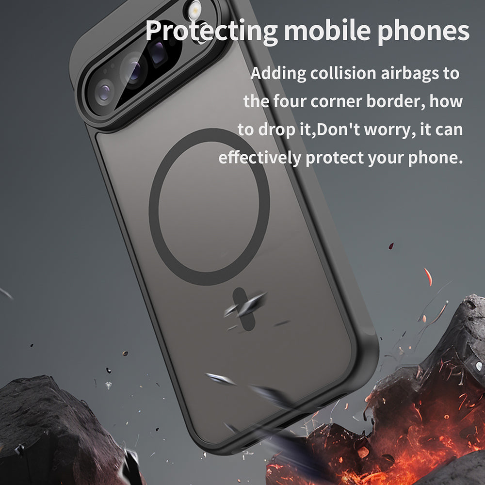 MagSafe Case for Google Pixel 11, Techsuit, HaloFrost II, Green