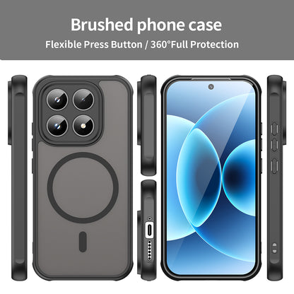 MagSafe Case for Honor 600 Pro, Techsuit, HaloFrost II, Black