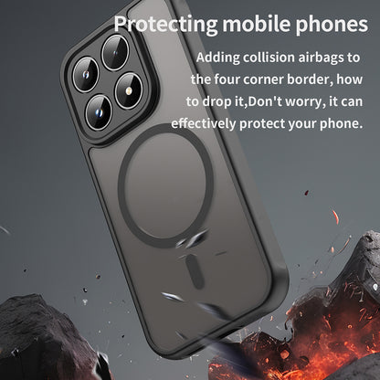 MagSafe Case for Honor 600, Techsuit, HaloFrost II, Black