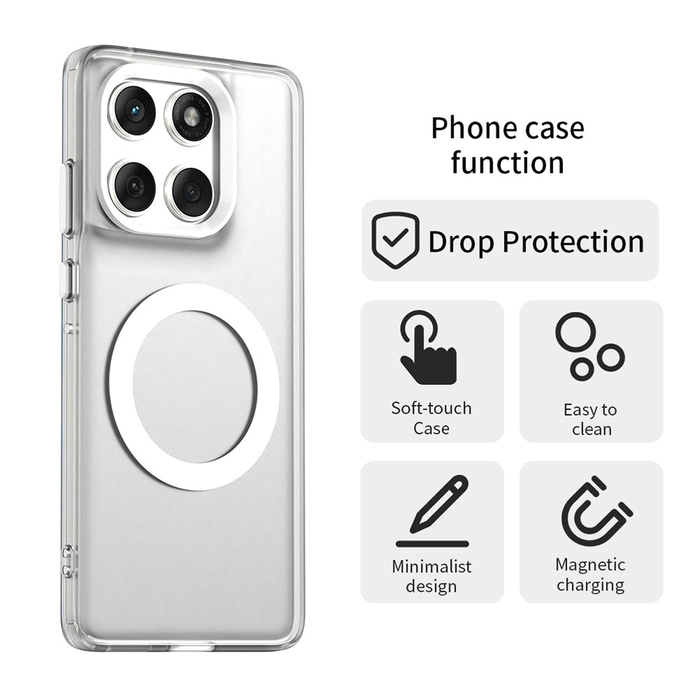 MagSafe Case for Motorola Edge 60 Fusion / Edge 60, Techsuit, CandyCase, White