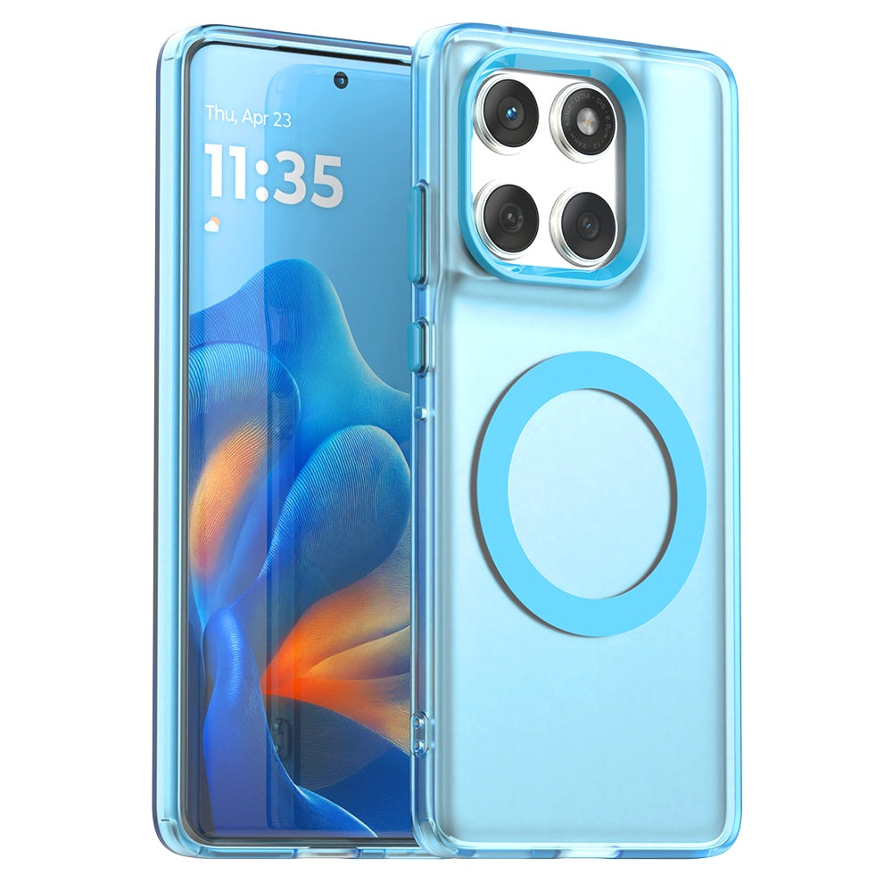 MagSafe Case for Motorola Edge 60 Fusion / Edge 60, Techsuit, CandyCase, Blue