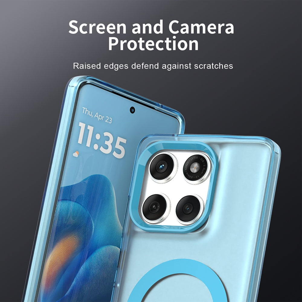 MagSafe Case for Motorola Edge 60 Fusion / Edge 60, Techsuit, CandyCase, Blue