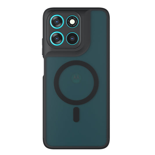 MagSafe Case for Motorola Moto G77 / G67, Techsuit, PureFrost, Satin Black