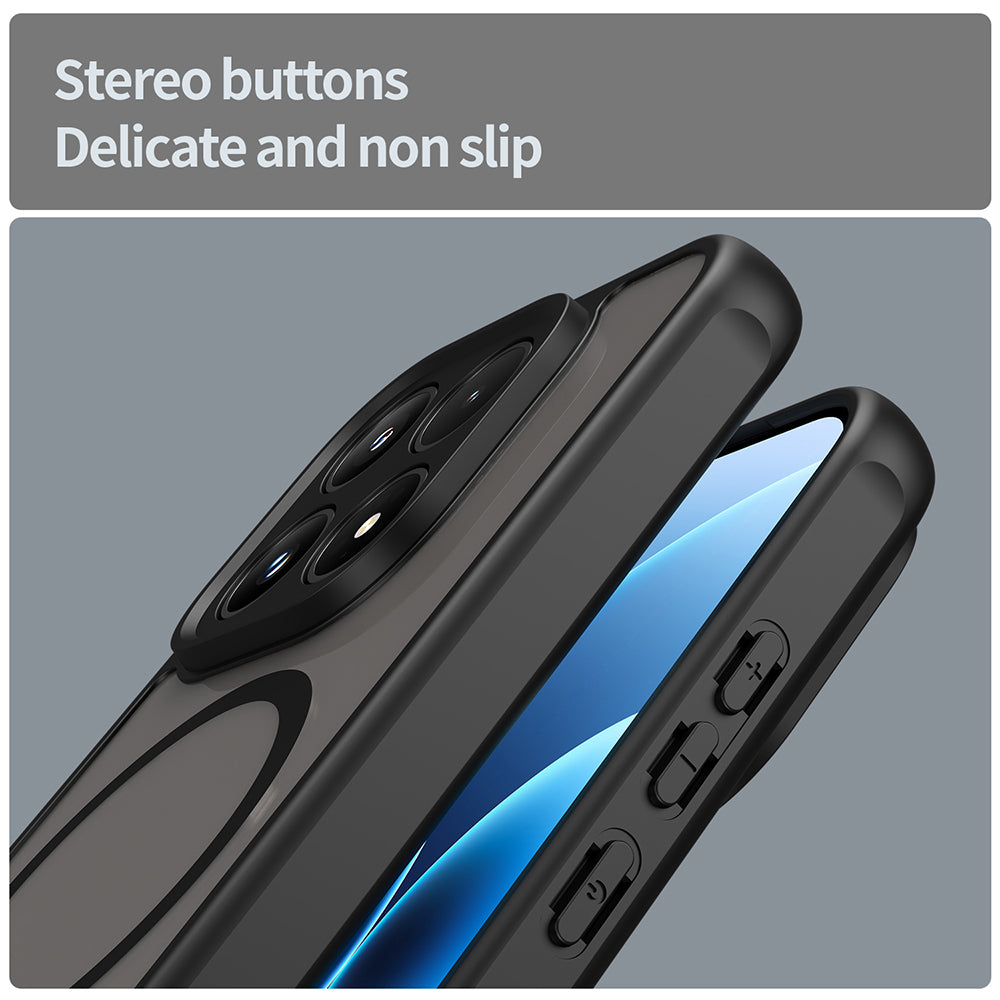 MagSafe Case for Motorola Moto G87 / G77 / G67, Techsuit, HaloFrost II, Black