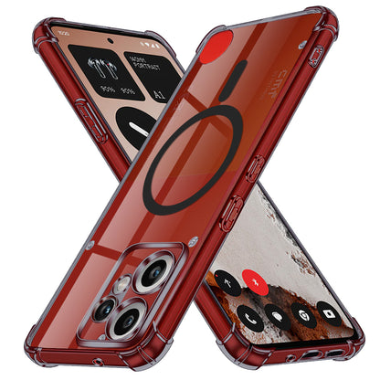 MagSafe Case for Nothing CMF Phone 2 Pro, Techsuit, Shockproof Clear, Smoke