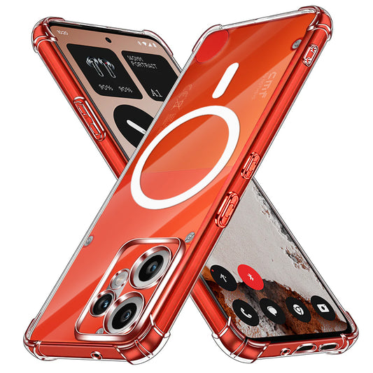 MagSafe Case for Nothing CMF Phone 2 Pro, Techsuit, Shockproof, Transparent